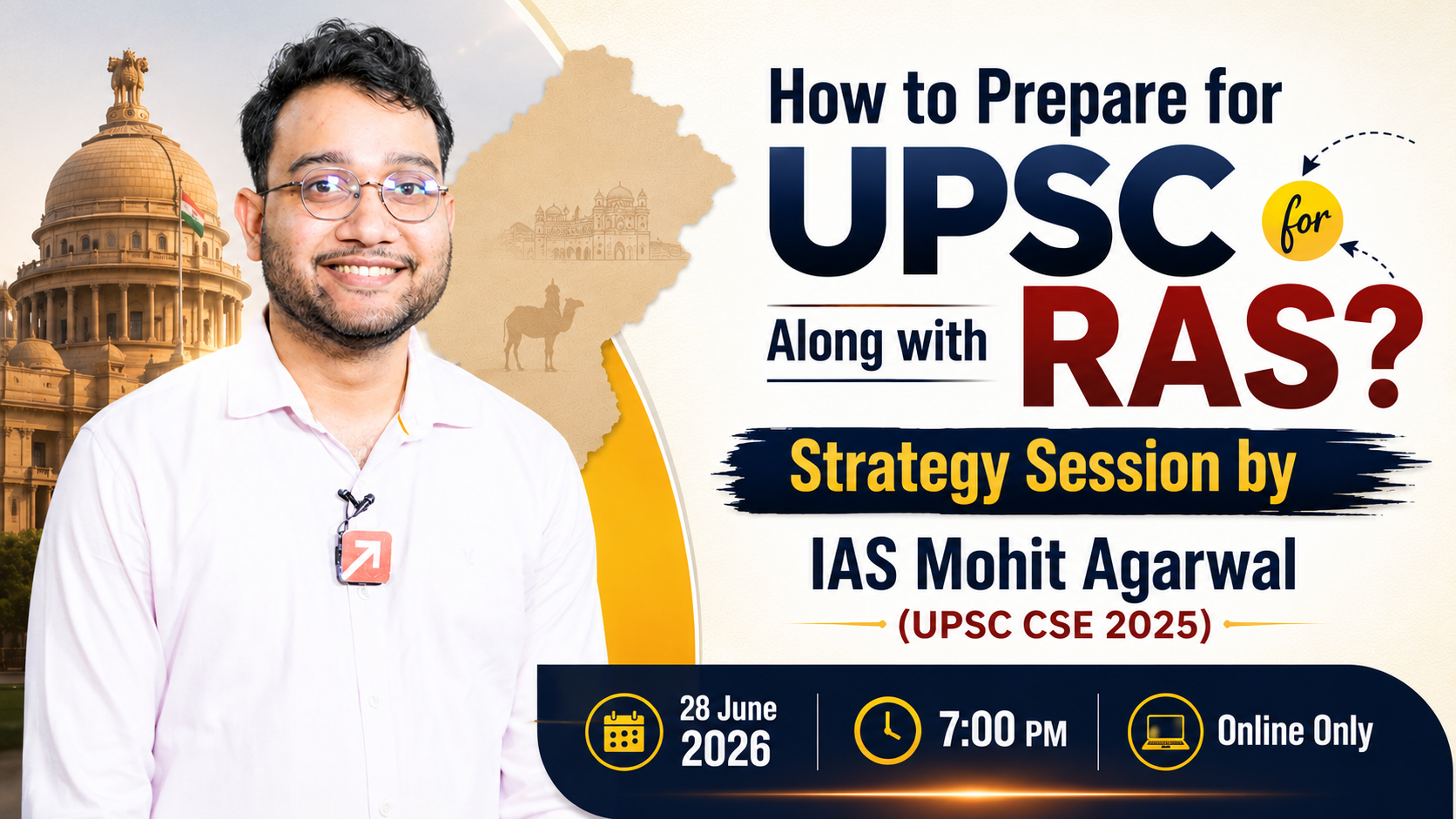 How to Prepare for UPSC Along with RAS? | Strategy Session by Mohit Agarwal